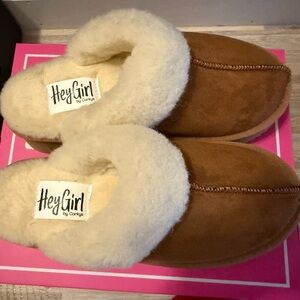 Women's Corkys Cuddle Up Faux Suede Platform Slipper